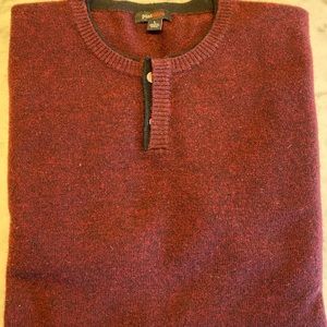 Mens 100% wool sweater